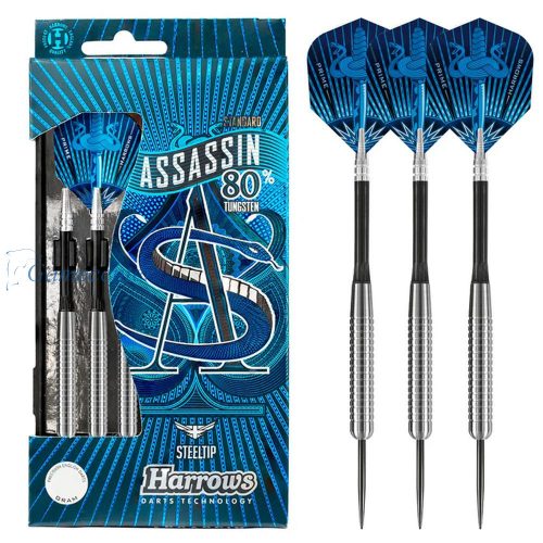 Harrows set steel Assassin 25g, 80% wolfram