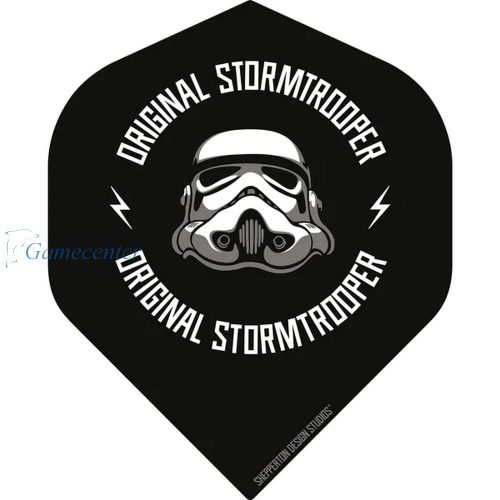 Pera za strelice Star Wars Original Stormtrooper crna sa logom, No2, 100 mikron