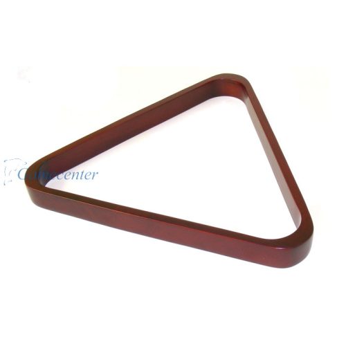 Pool triangle mahagony for 50,8mm balls