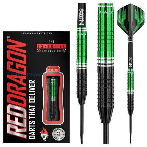 Pikado strelice RedDragon steel Razor Edge ZX-2 zelené 24g, 85% wolfram