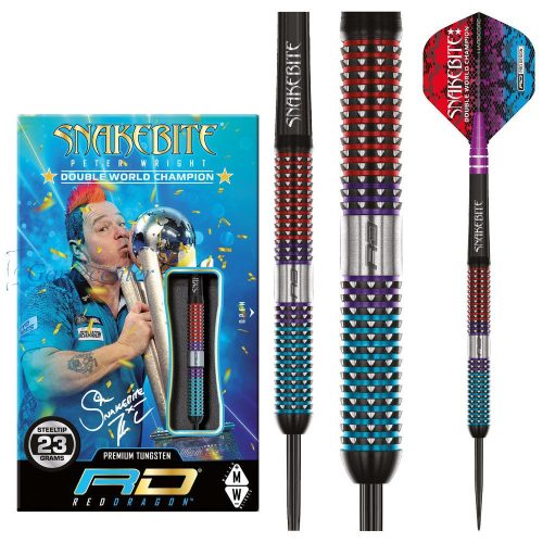 Pikado strelice Red Dragon steel Peter Wright Spirit 23g, 90% wolfram