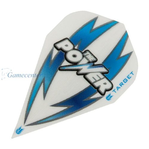 Dart Flight TARGET POWER ARC BOLT WHITE BLUE VAPOR BAGGED