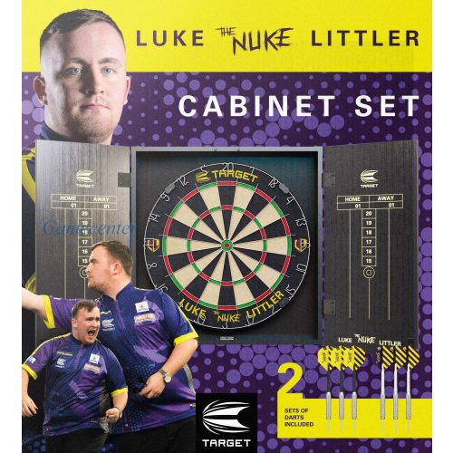 Pikado set Target Target Luke The Nuke Littler, tabla,ormar, 2 seta strelica