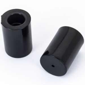 Plastično telo kapice ABS 13mm, bez navoja,crno