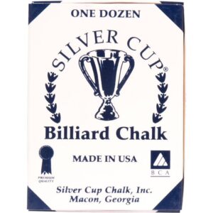 Bilijar kreda Silver Cup plava 12kom.