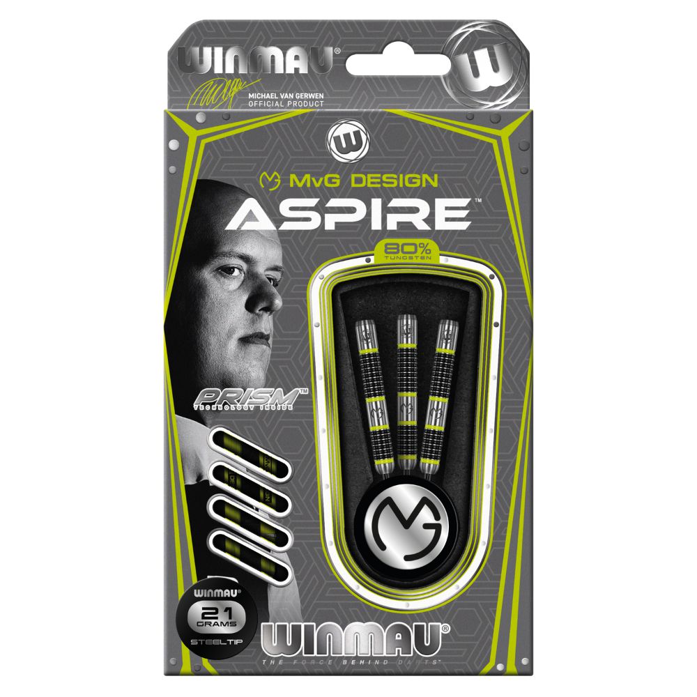 Set strelica Winmau steel MvG Aspire 21g, 80% wolfram - Slika 4