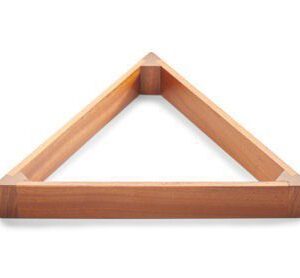 Drveni triangl za kugle 50,8mm, hrast
