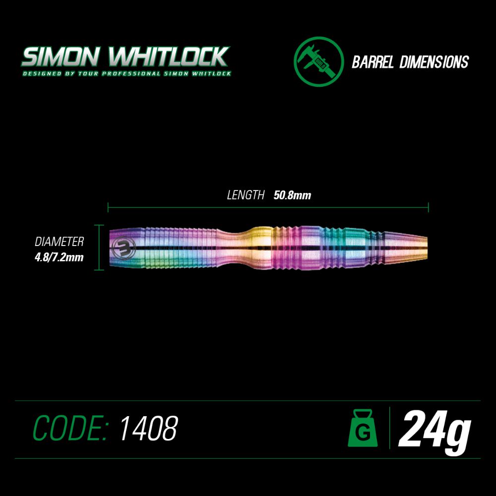Pikado set strelica SIMON WHITLOCK 90% 24 g Urban grip - Slika 4