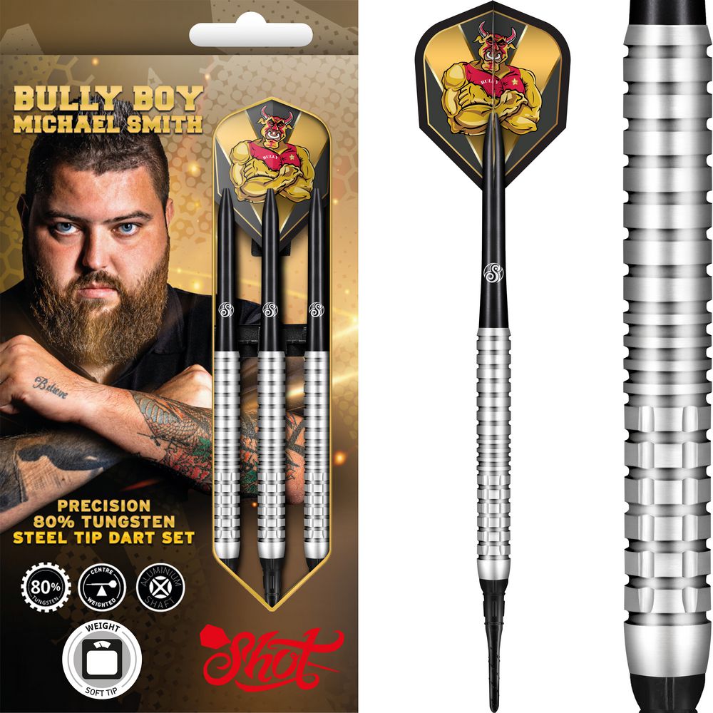 Set strelica soft Shot Michael Smith Precision 18g, 90% wolfram - Slika 2