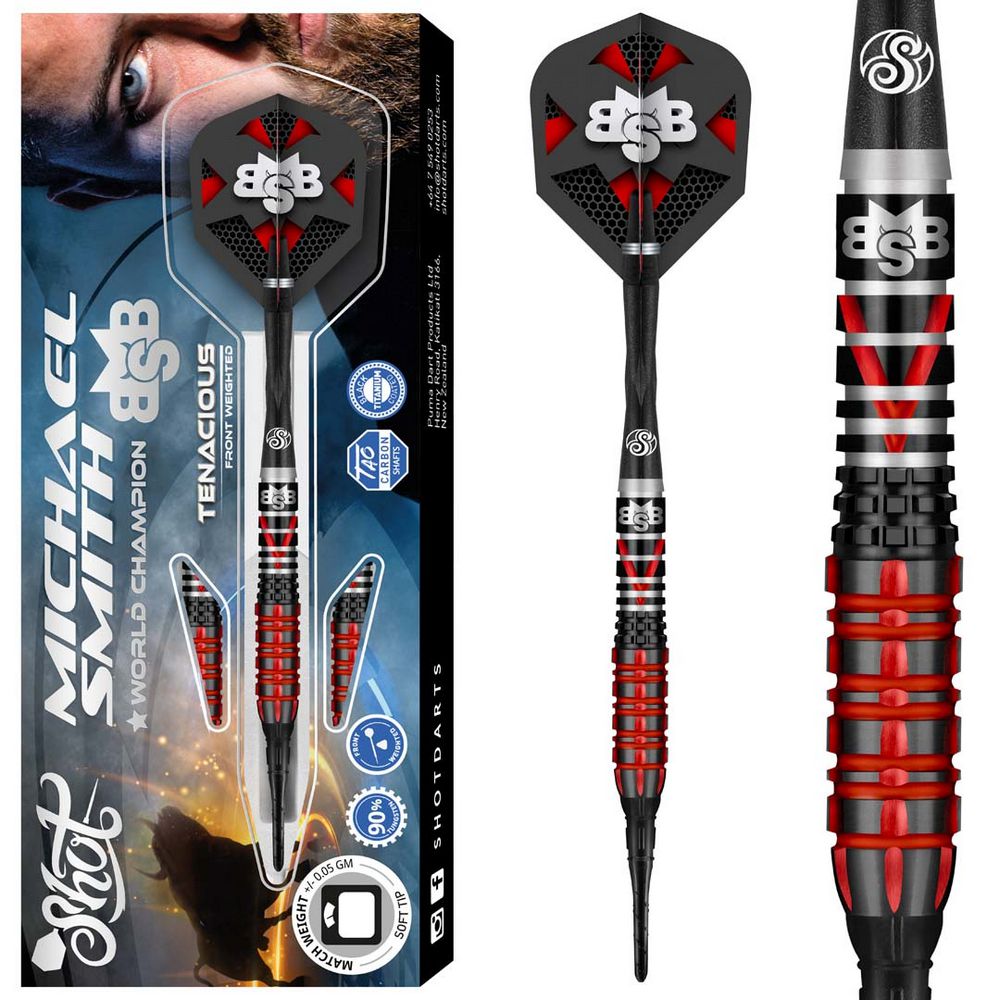 Set strelica soft Shot Michael Smith Tenacious 20g, 90% wolfram - Slika 2
