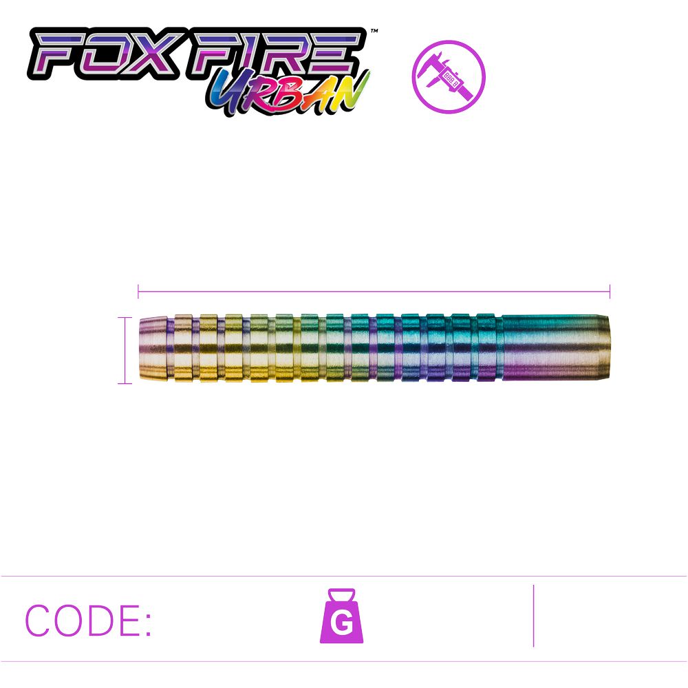 Set strelica soft Winmau Foxfire Urban 20g, 80% wolfram - Slika 3