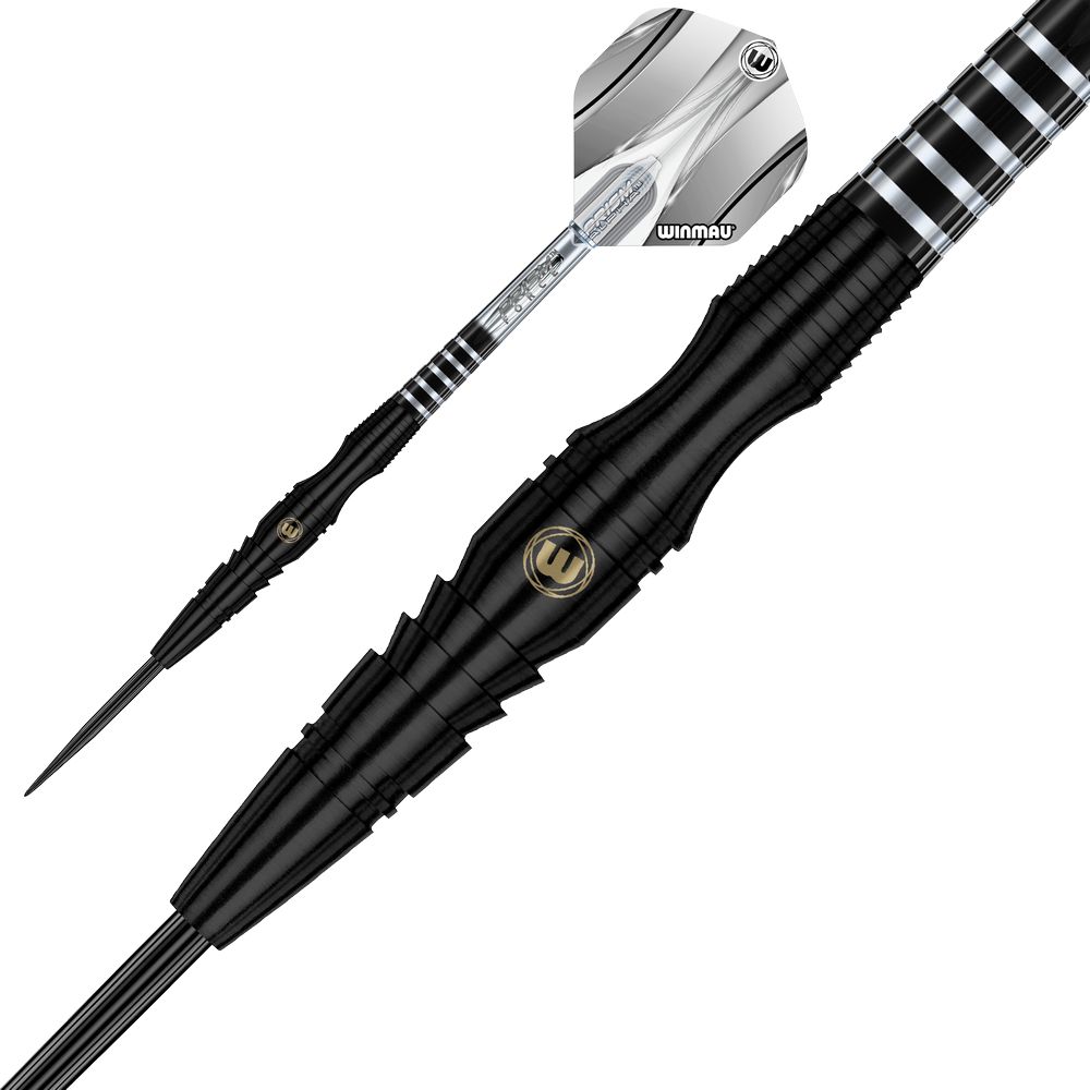Set strelica steel Winmau Sniper Black 22g, 90% wolfram