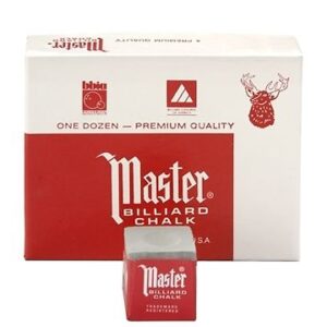 Bilijar kreda Master 1 kom. siva