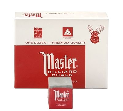 Bilijar kreda Master 1 kom. siva