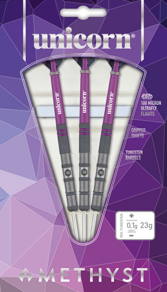 Set strelica steel Unicorn Amethyst 1 23g, 90% wolfram - Slika 3