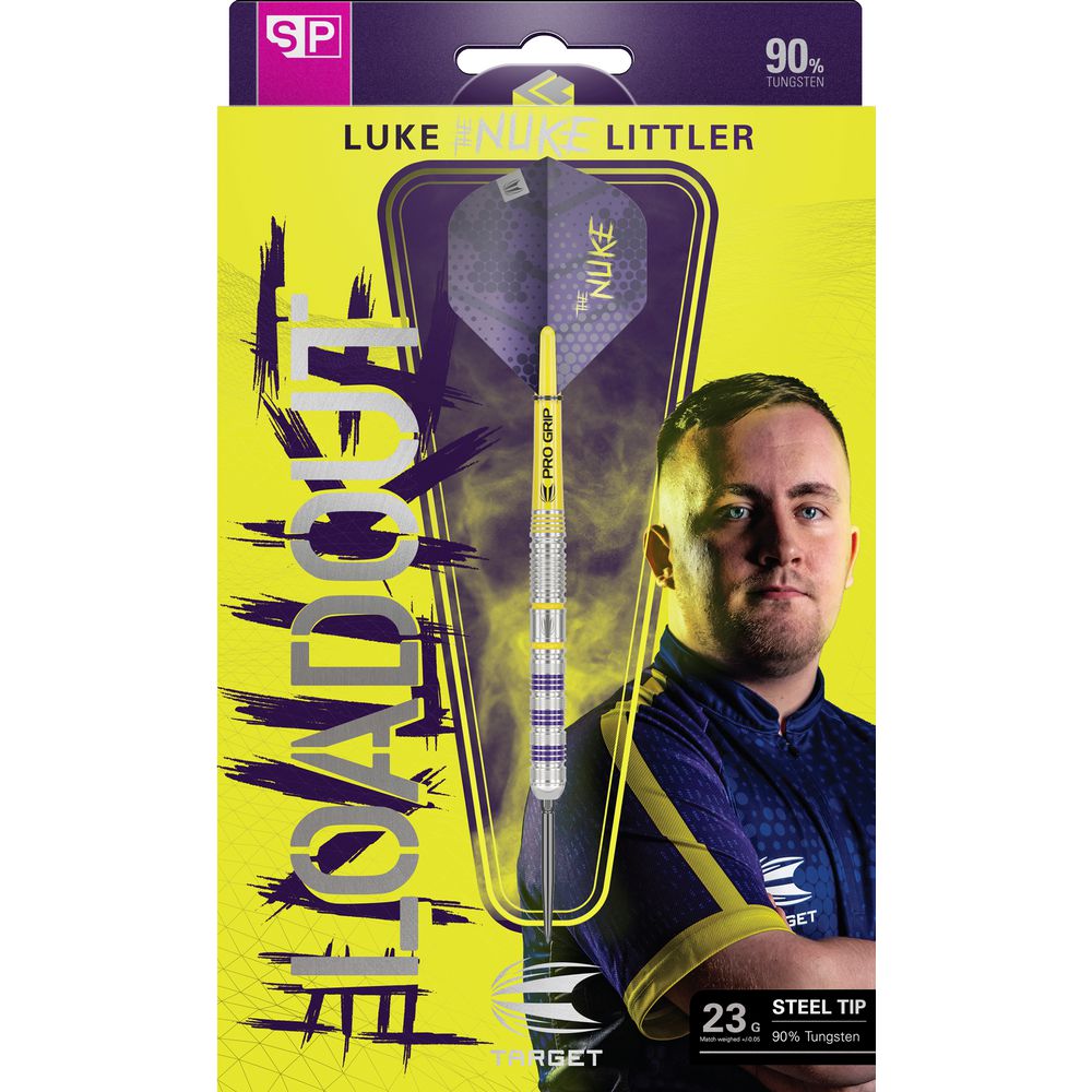 Target set strelica steel Luke Littler Loadout 23g SP, 90% wolfram - Slika 3
