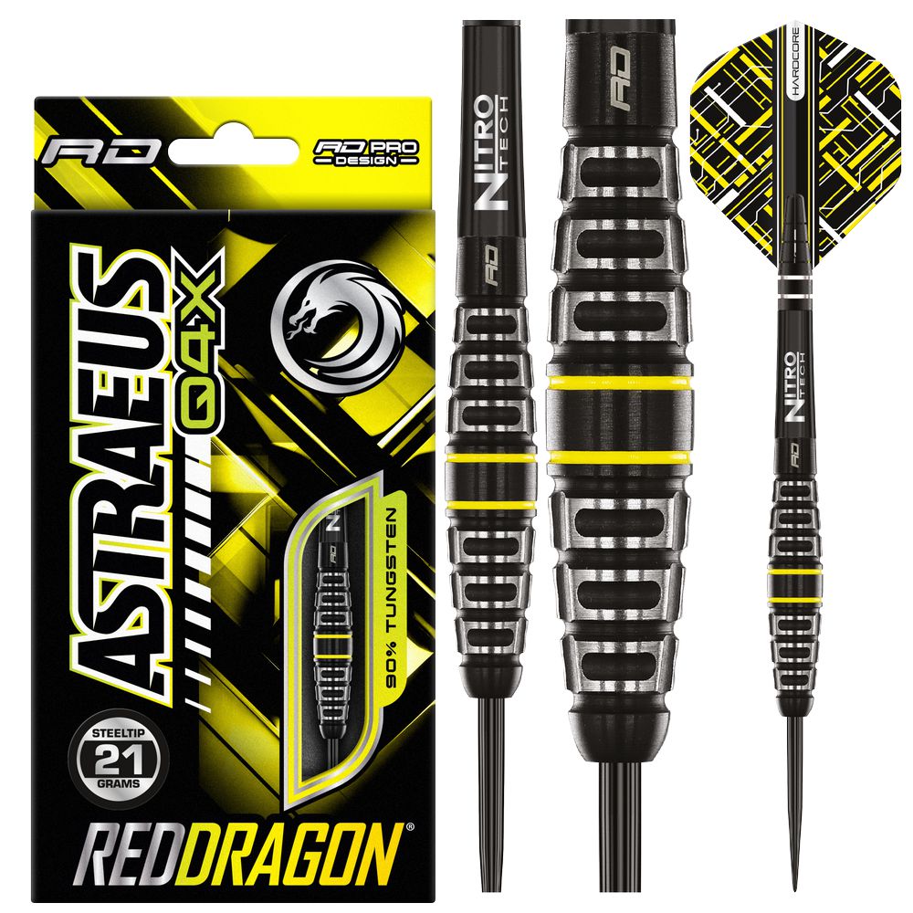 Pikado set strelica steel Red Dragon Astraeus Q4X Torpedo 21g, 90% wolfram - Slika 2
