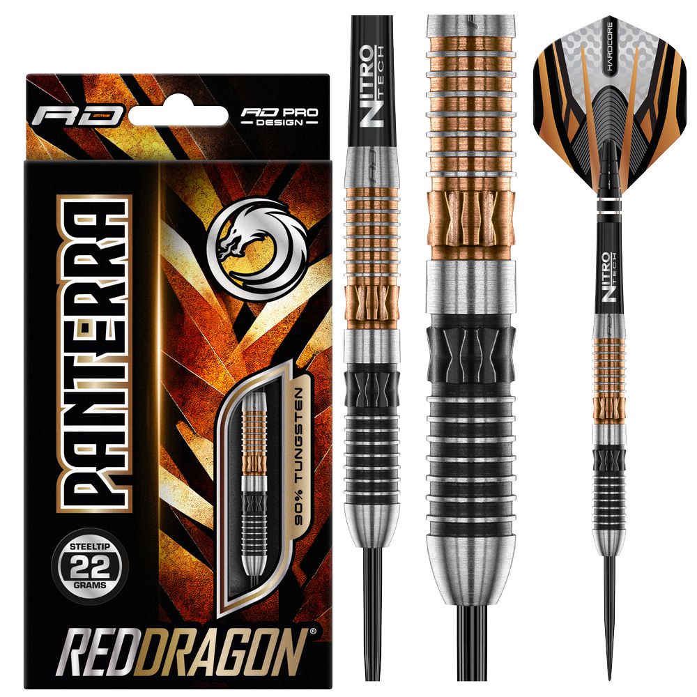 Pikado strelice steel Red Dragon Panterra 22g, 90% wolfram - Slika 2