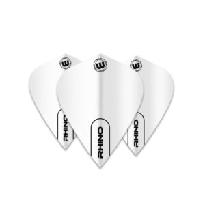Pera za strelice Winmau Rhino Kite, bela