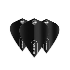 Pera za strelice Winmau Rhino Kite, crna