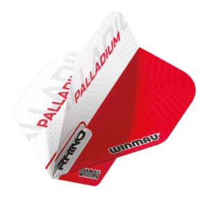 Pera za strelice Winmau Palladium crveno-bela, extra thick