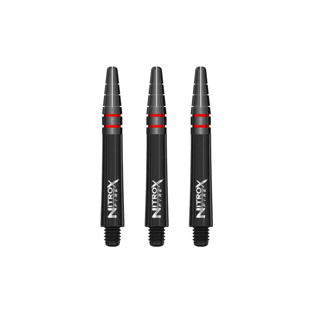 Tela za strelice Red Dragon Nitro XFire crna, short 36mm