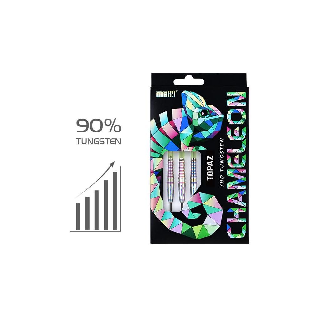 Set strelica steel ONE80 Chameleon Topaz 22g, 90% wolfram - Slika 4