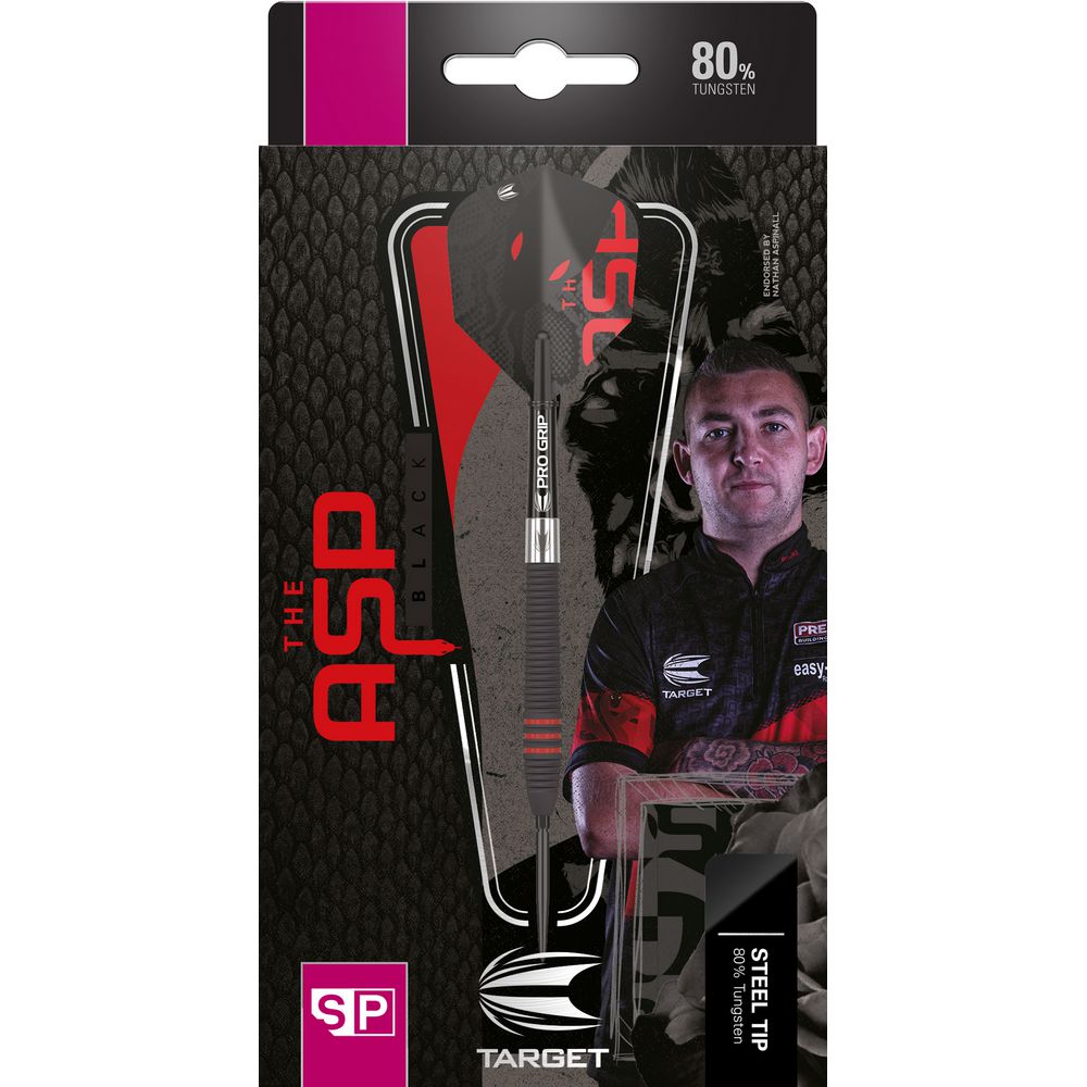 Set strelica TARGET steel Nathan Aspinall SP Black 24g 80% wolfram - Slika 2