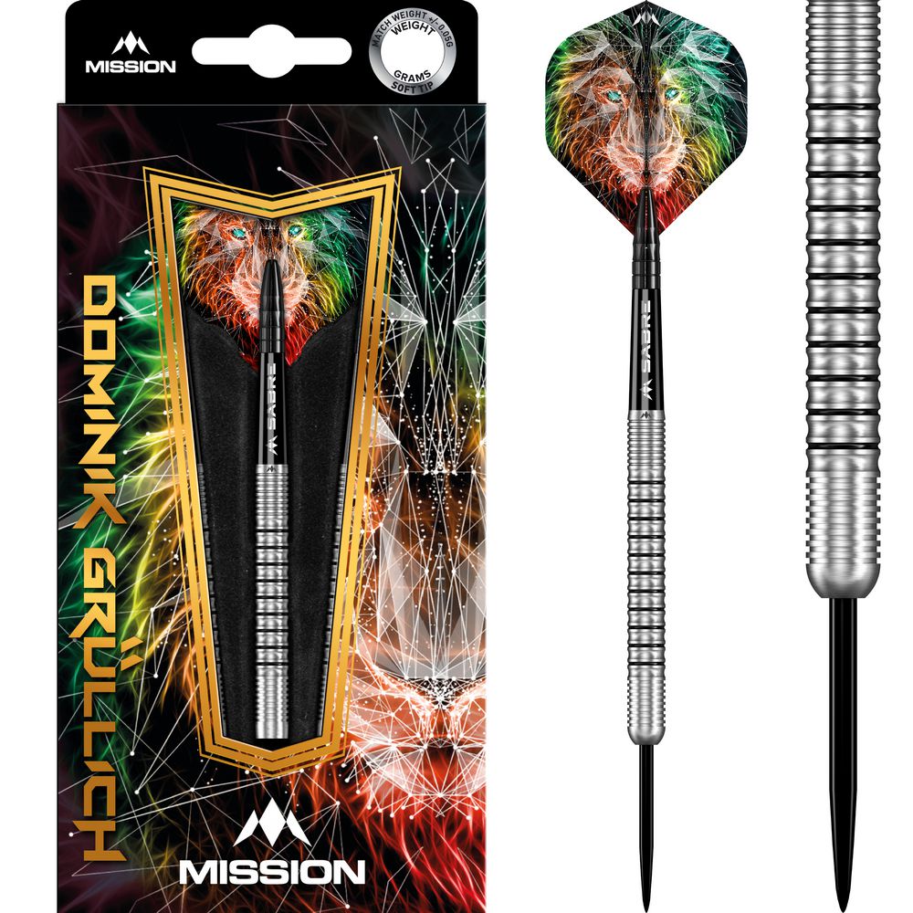 Set strelica steel Mission Dominik Grüllich 23,5g, 95% wolfram - Slika 2