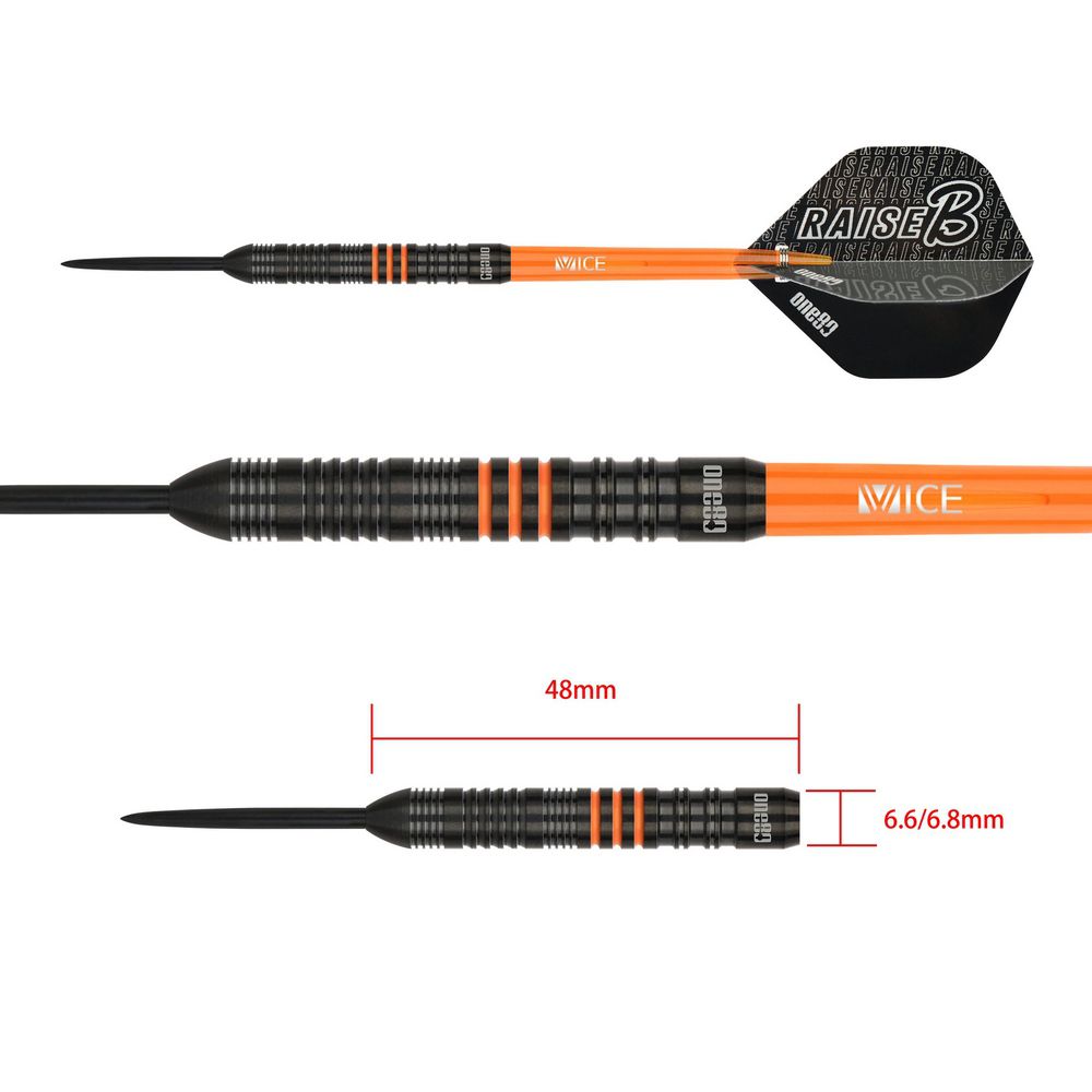 Set strelica One80 steel Raise B-OR, 23g, 80% wolfram - Slika 4