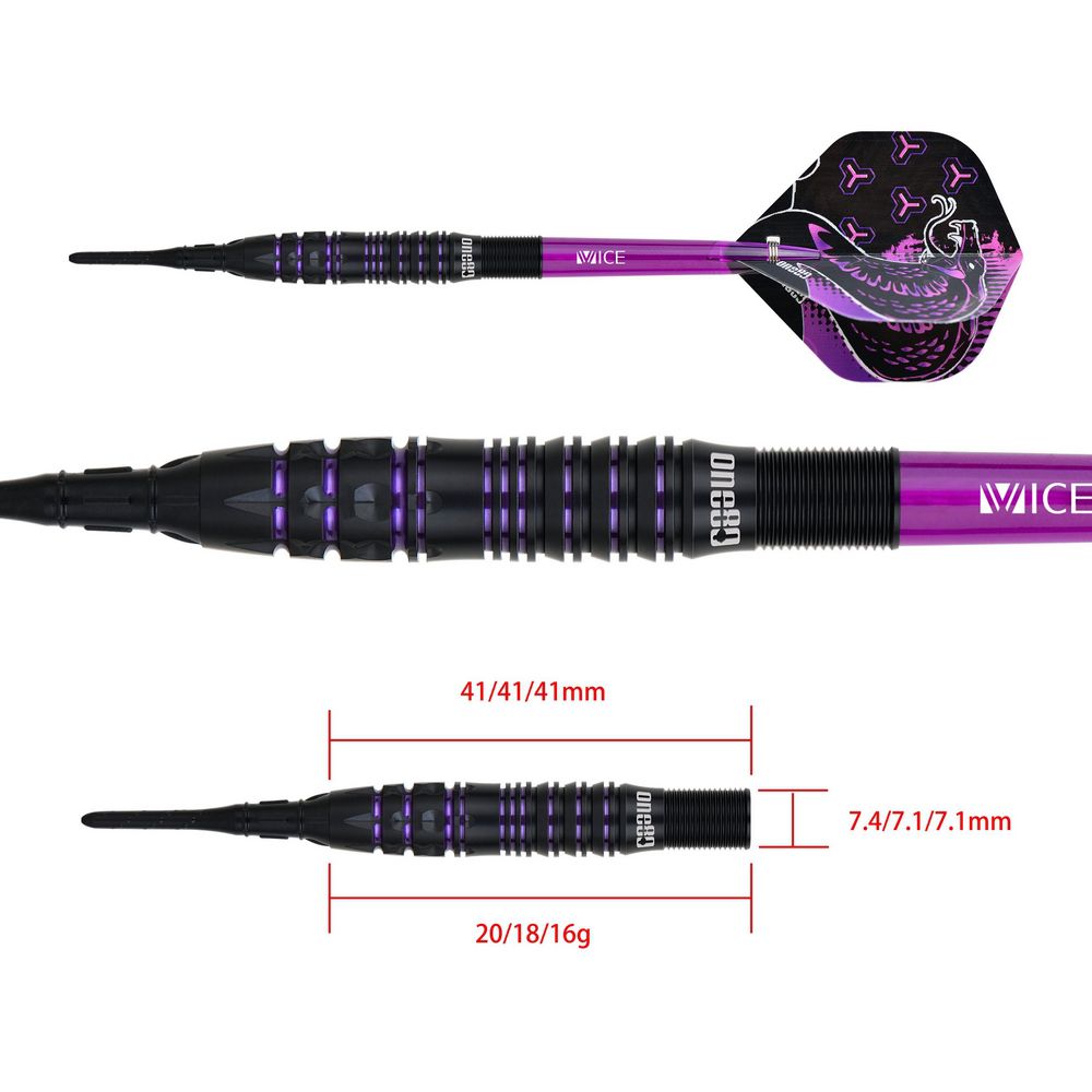Set strelica soft ONE80 Jelle Klaasen HD 16g, 90% wolfram - Slika 4