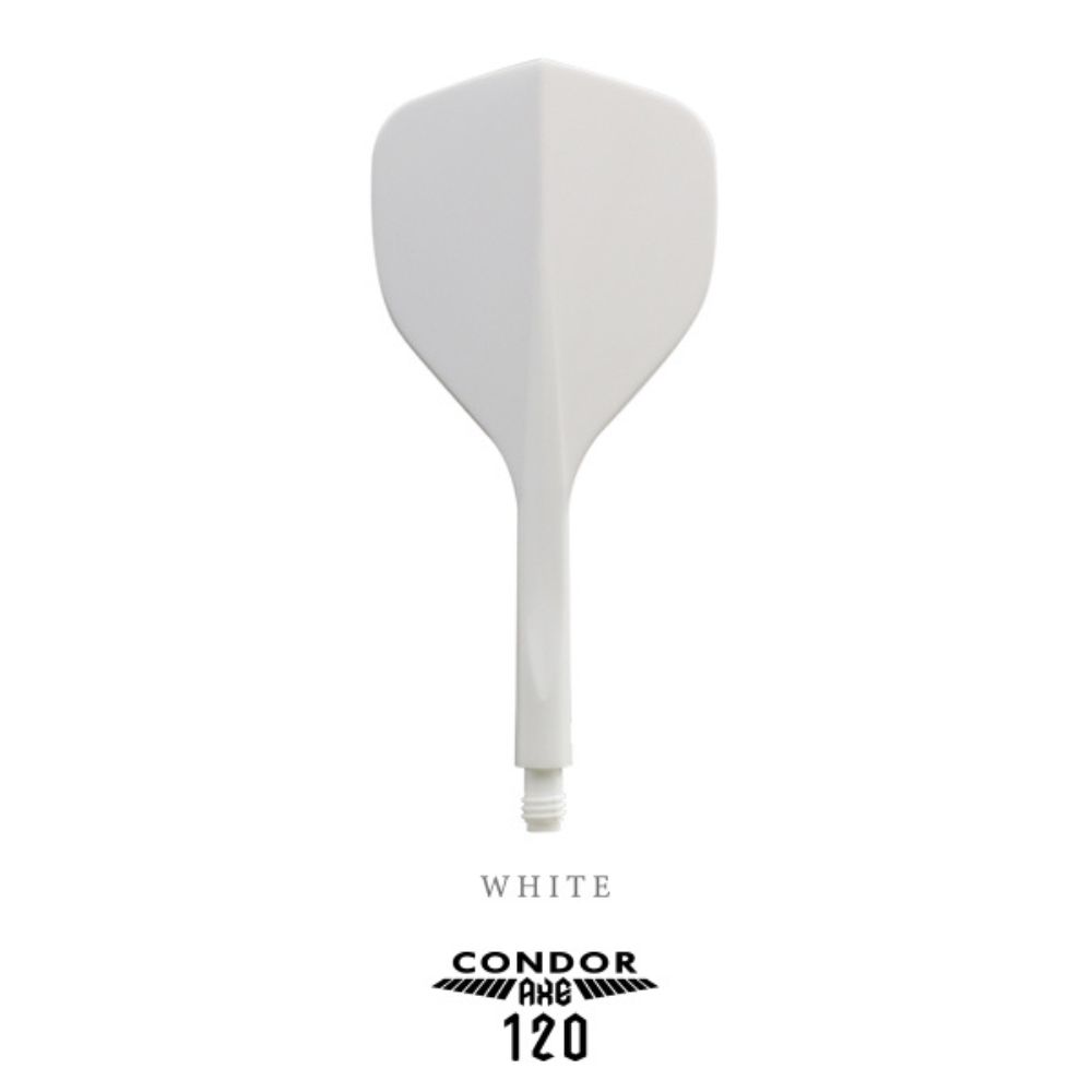Pera za strelice Condor Axe 120 bela, small pero i short telo 18mm