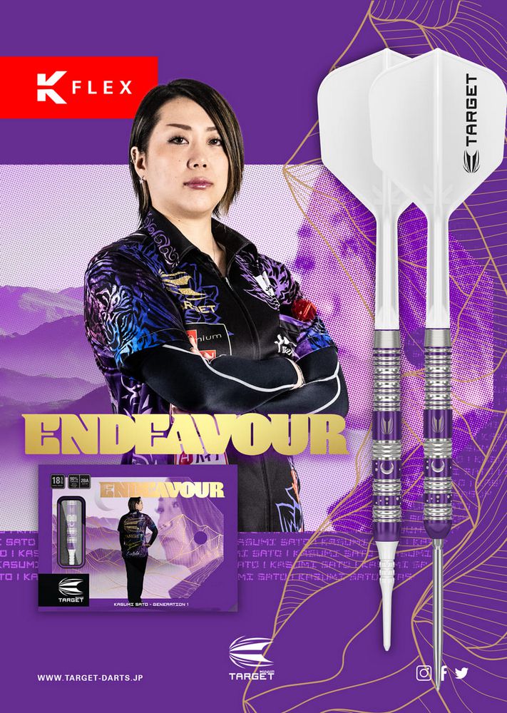 Set strelica steel TARGET JAPAN Kasumi Sato Endeavour G1 22,5g SP, 90% wolfram - Slika 6