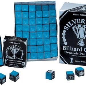 Bilijar kreda Silver Cup Dynamic edition, plava 1kom.
