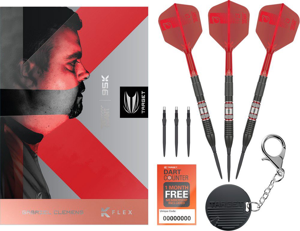 Set strelica steel Target SP Gabriel Clemens 95K 22g, 95% wolfram - Slika 3