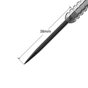 Zamenski vrhovi za steel strelice Harrows crni, 38mm, 3kom
