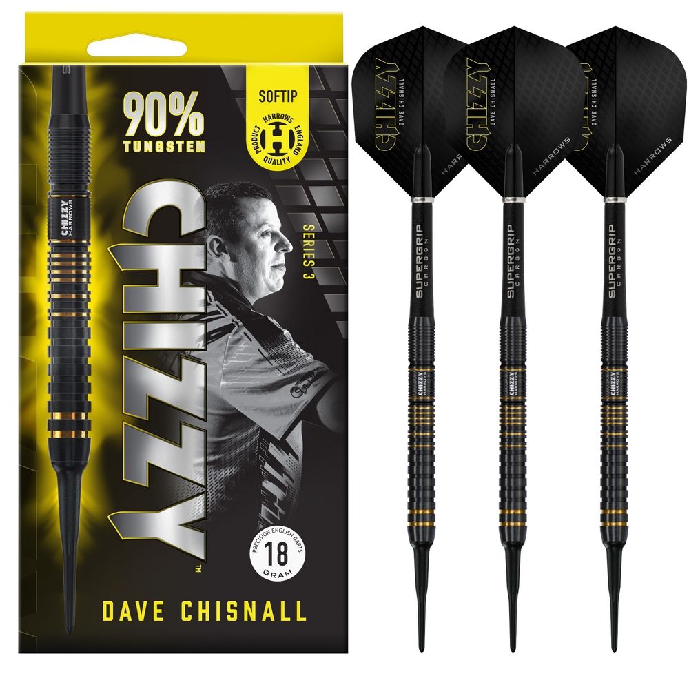 Set strelica soft Harrows Dave Chisnall Chizzy Series 3 18gR, 90% wolfram - Slika 3