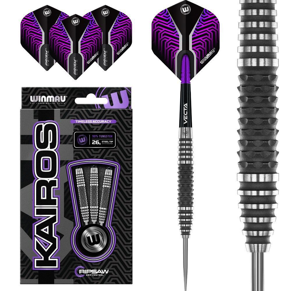 Set strelica steel Winmau Kairos 26g, 90% wolfram - Slika 2
