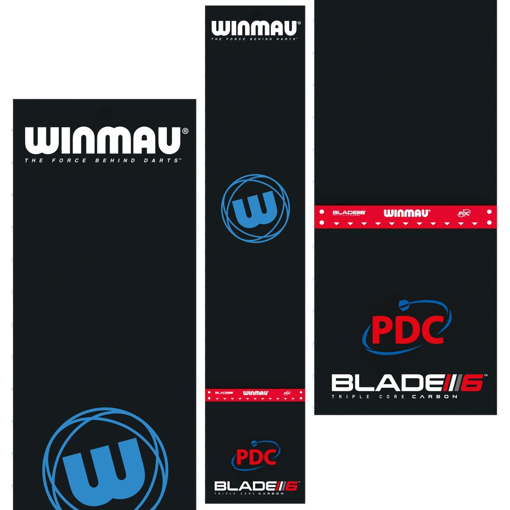 Pikado podmetač Winmau Zone Precision Pro PVC, crni Blade 6 sa integrisanom startnom linijom - Slika 3