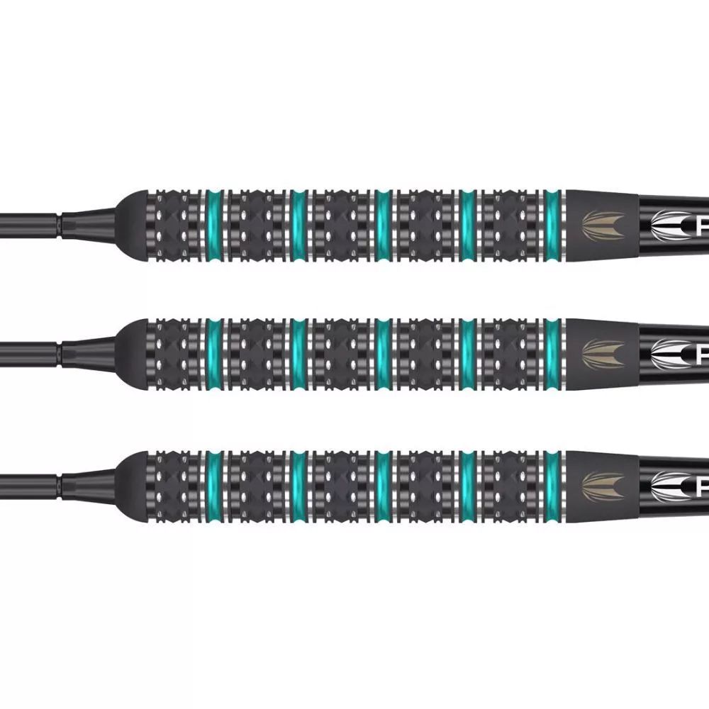 Target set strelica steel Rob Cross Voltage Black edition, Swiss point 23g, 90% wolfram - Slika 3