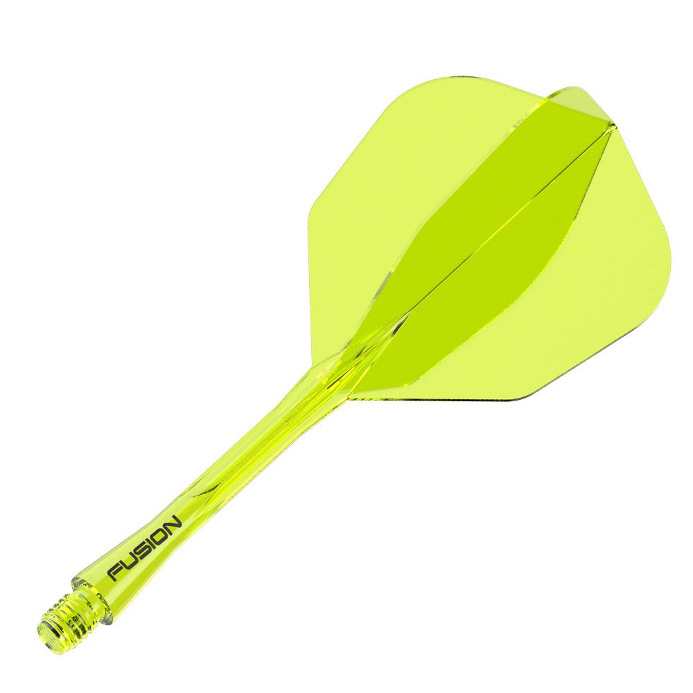 Integrisana pera i tela Winmau Fusion neon žuta, standard No6 pera i intermediate tela