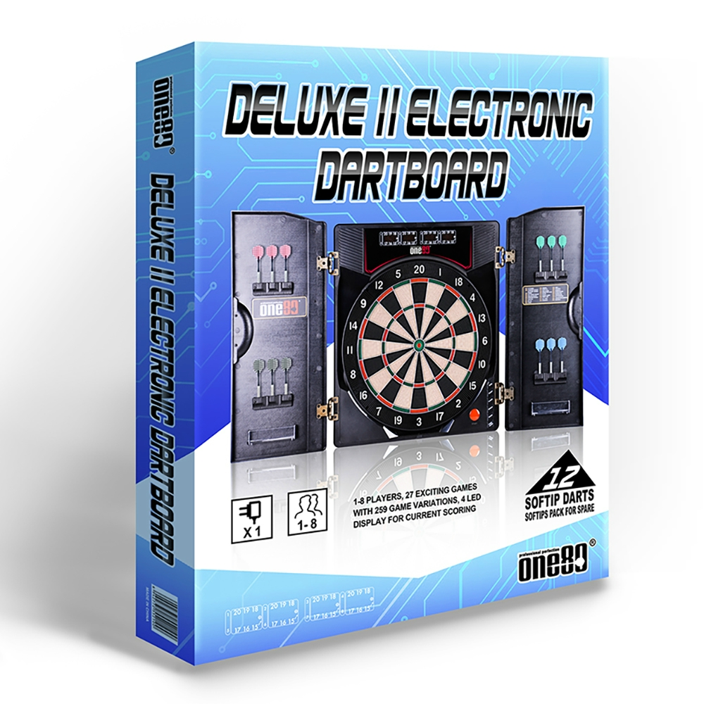Elektronska pikado tabla sa kabinetom ONE80 DELUXE II 4 LED - Slika 3