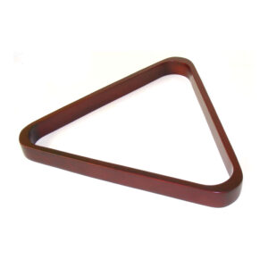 Pool triangle mahagony for 50,8mm balls
