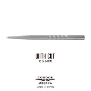 Vrhovi za strelice steel Condor Break Point sa žljebovima, srebrni, 50mm - 3kom