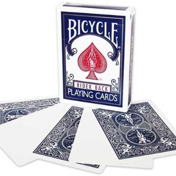 Bicycle karte Blank Face Back, plave