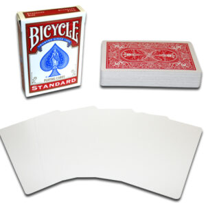 Bicycle karte Blank Face Back, crvene