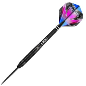 Pikado strelice RedDragon steel Peter Wright Snakebite 3 Black, 22g, 90% wolfram
