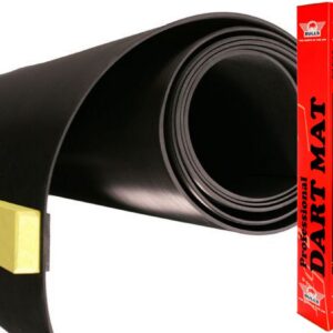 Gumeni podmetač za tablu Bulls Rubber Oche 300×90cm crni