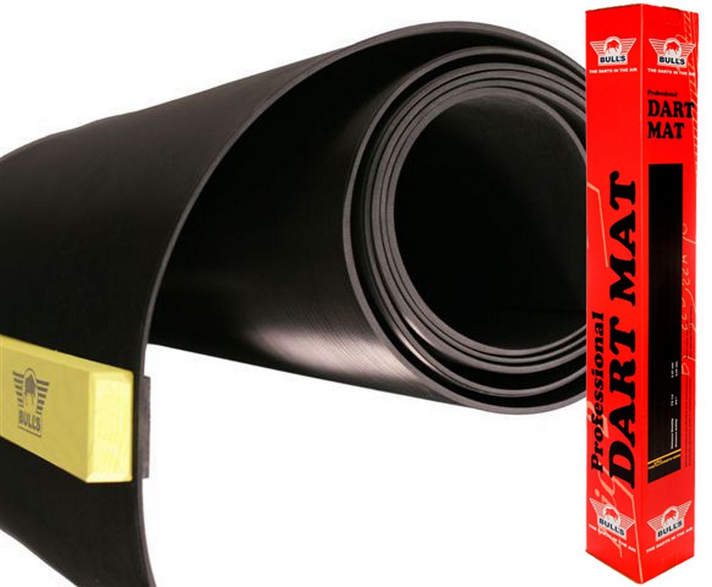Gumeni podmetač za tablu Bulls Rubber Oche 300×90cm crni