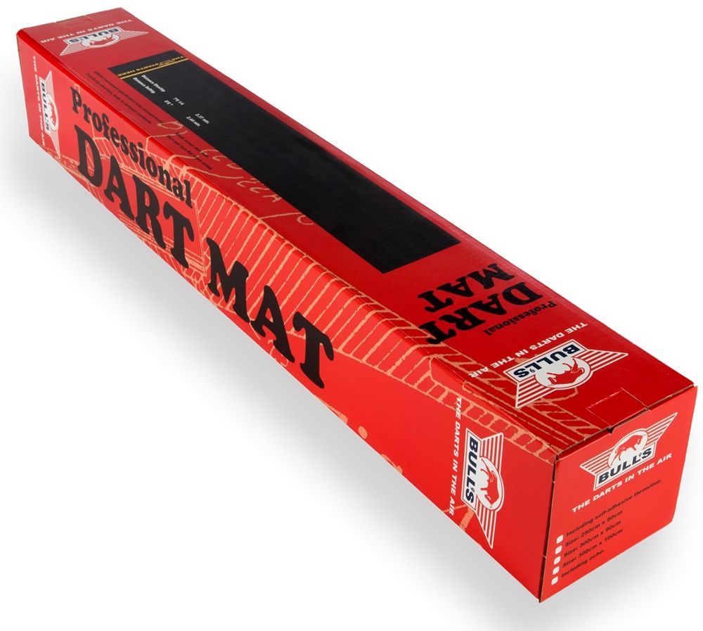 Gumeni podmetač za tablu Bulls Rubber Oche 300×90cm crni - Slika 3